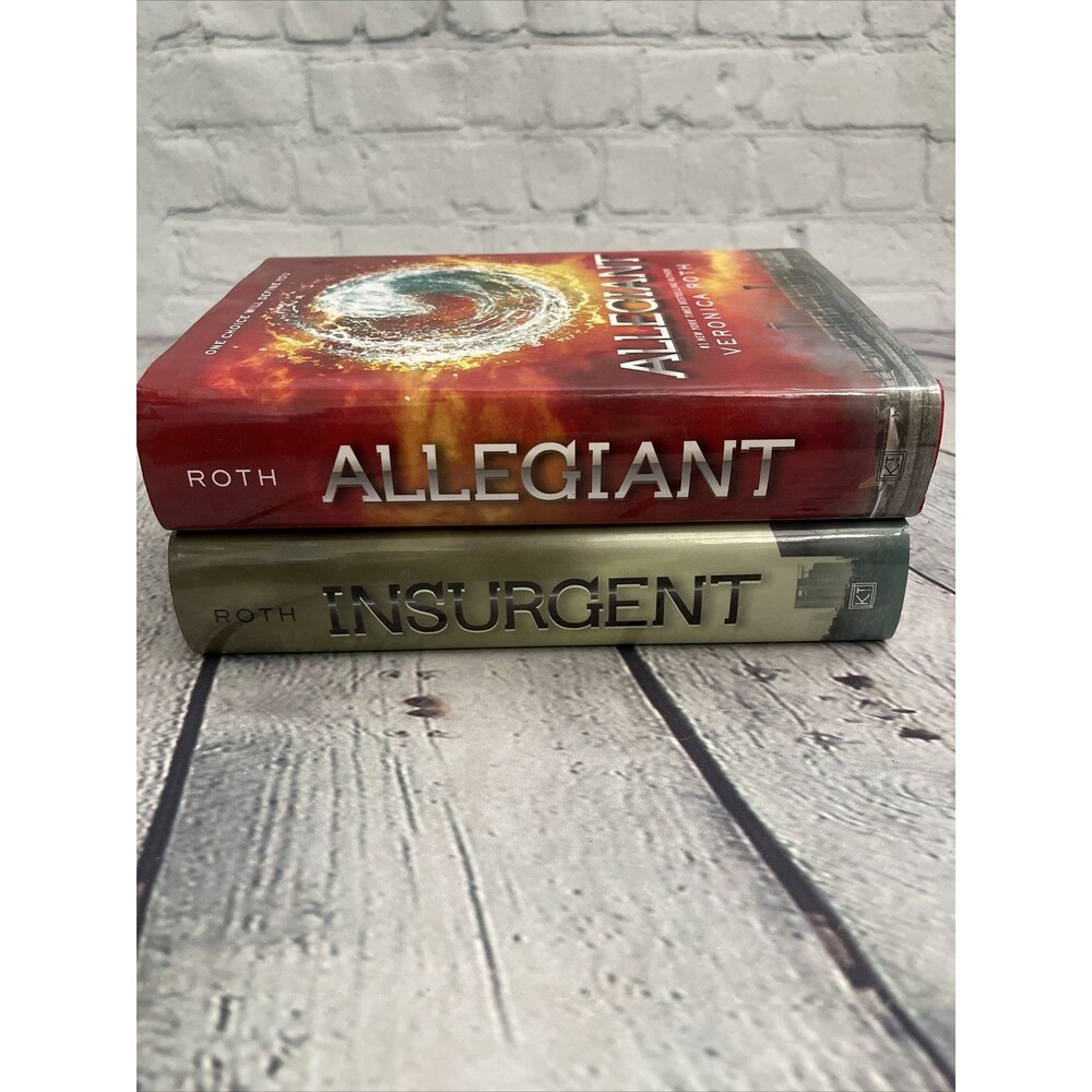 Lot Insurgent Allegiant by Veronica Roth YA Fantasy Romance HARDCOVER 1st